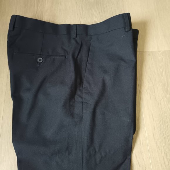 Navy Blue Slim Fit H&M Dress Pants - Picture 5 of 11
